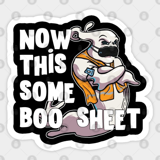 Now This Some Boo Sheet Sticker by Swagazon